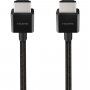 BELKIN Ultra HD visokohitrostni pleten kabel HDMI 2.1 / HDMI 2.1 za MacBook - 1 m - črna
