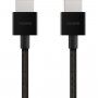 BELKIN Ultra HD visokohitrostni pleten kabel HDMI 2.1 / HDMI 2.1 za MacBook - 1 m - črna