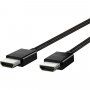 BELKIN Ultra HD visokohitrostni pleten kabel HDMI 2.1 / HDMI 2.1 za MacBook - 1 m - črna