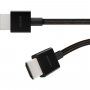 BELKIN Ultra HD visokohitrostni pleten kabel HDMI 2.1 / HDMI 2.1 za MacBook - 1 m - črna