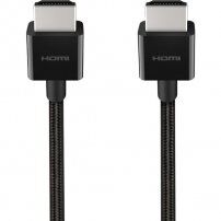 BELKIN Ultra HD visokohitrostni pleten kabel HDMI 2.1 / HDMI 2.1 za MacBook - 2 m - črna