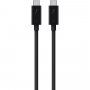 Belkin ThunderBolt 3 (USB-C / USB-C) podatkovni in napajalnik kabel za iPhone / iPad / MacBook / AirPods - 0,8 m - črn
