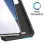 Dux Ducis flip etui z režo za kartice za iPhone XR - črna