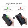 Dux Ducis flip etui z režo za kartice za iPhone XR - črna