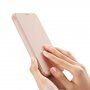 Dux Ducis flip etui z režo za kartice za iPhone XR - roza
