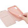 Dux Ducis flip etui z režo za kartice za iPhone XR - roza