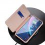 Dux Ducis flip etui z režo za kartice za iPhone XR - roza