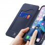 Dux Ducis flip etui z režo za kartice za iPhone XR - modro