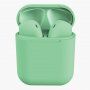InPods 12 brezžične bluetooth slušalke s polnilnim etuijem za naprave Apple - zelena