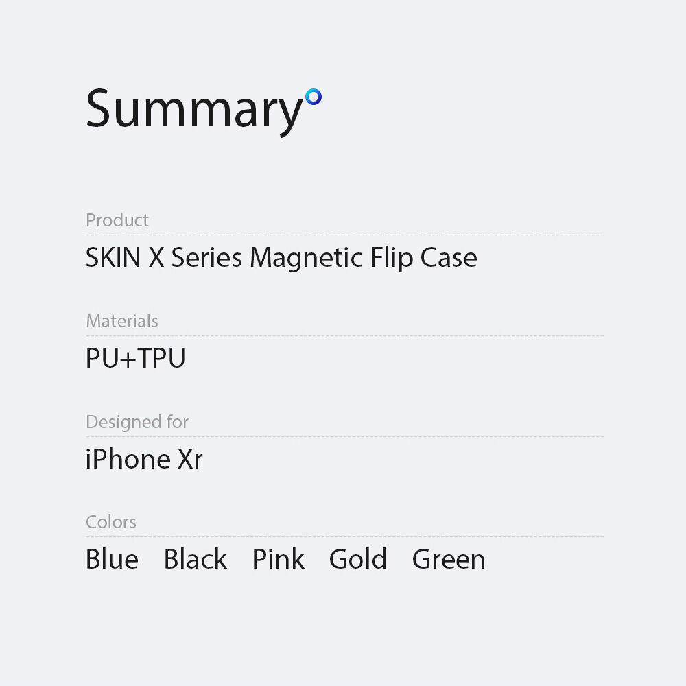 Dux Ducis flip etui z režo za kartice za iPhone XR - modro