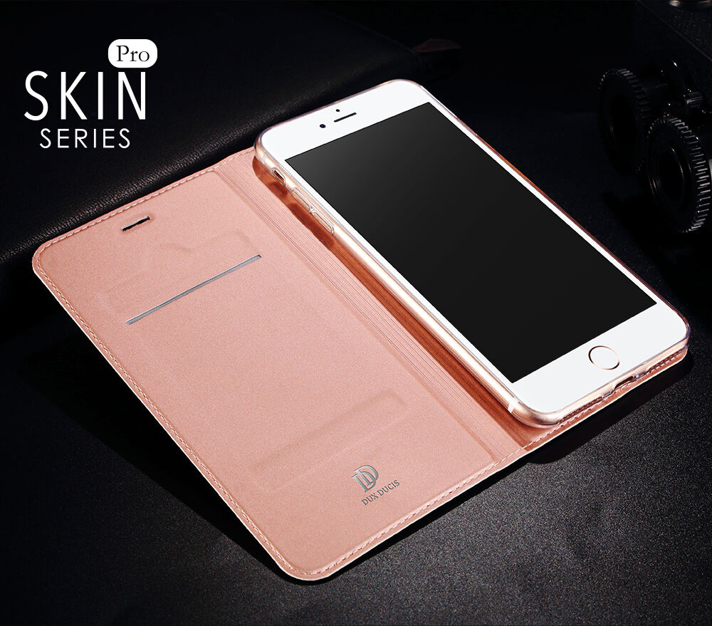 Prevlečna torba Dux Ducis s stojalom za iPhone 7 Plus / 8 Plus - temno modra