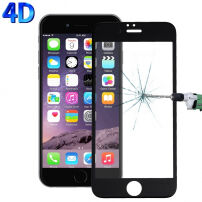4D kaljeno steklo iPhone 6 Plus / 6S Plus - 0,26 mm - črna