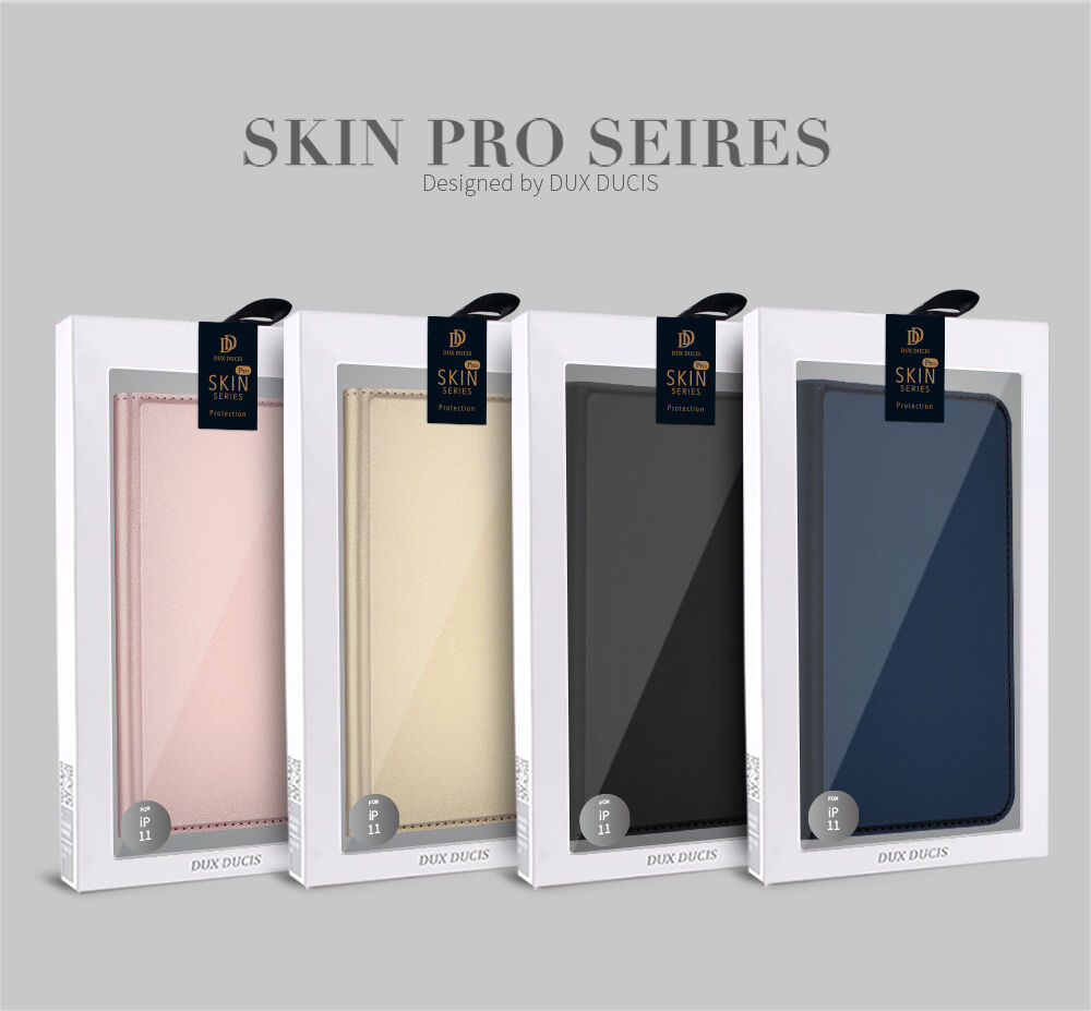 Prevlečna torba Dux Ducis s stojalom za iPhone 11 Pro - zlato