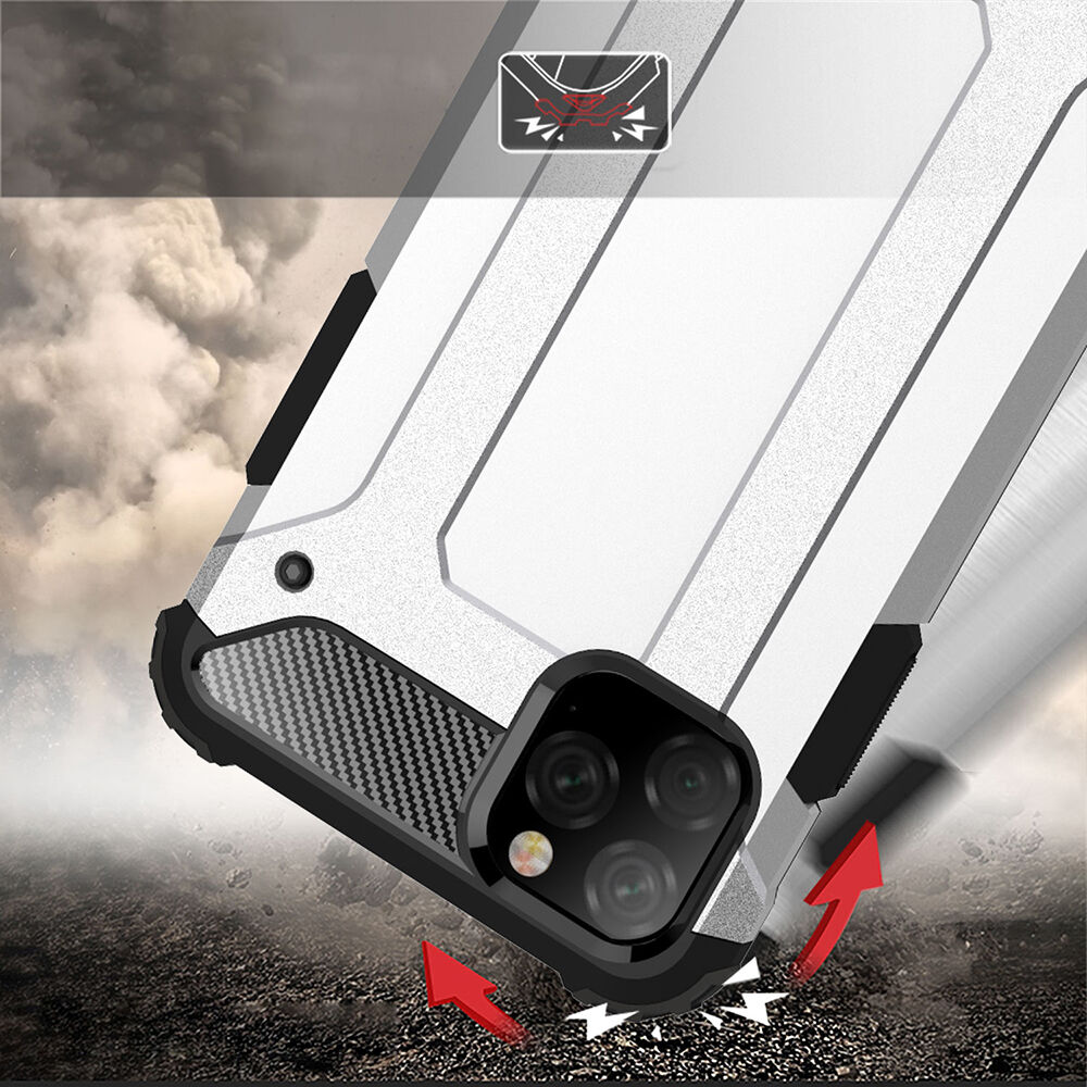 Odporen Armor pokrov iPhone 11 Pro Max - mornarsko modra