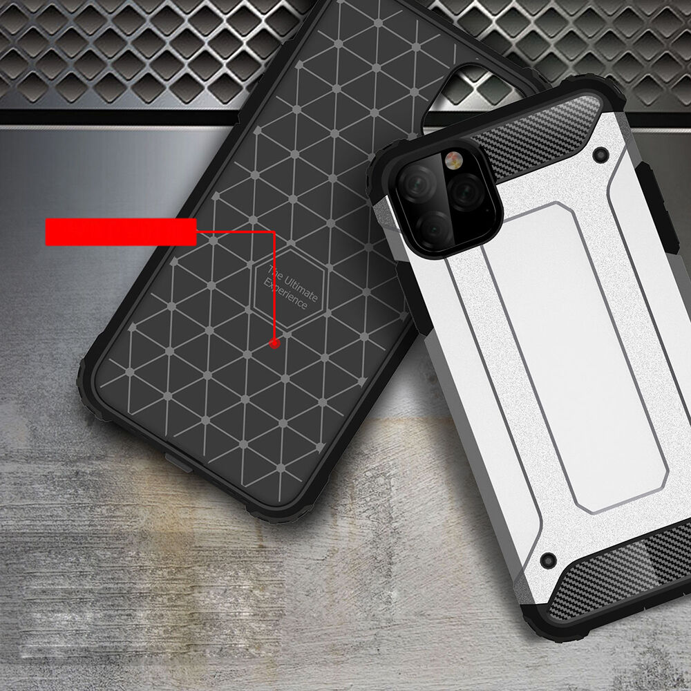 Odporen Armor pokrov iPhone 11 Pro Max - mornarsko modra
