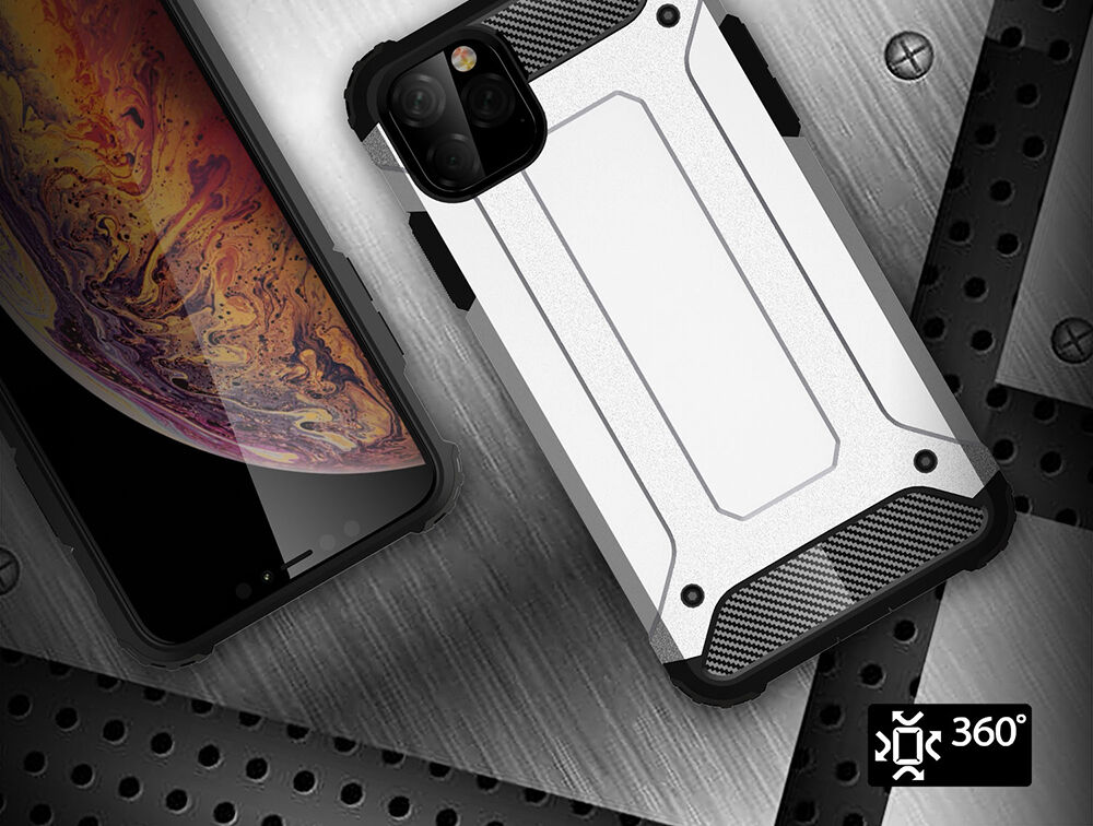 Odporen Armor pokrov iPhone 11 Pro Max - mornarsko modra