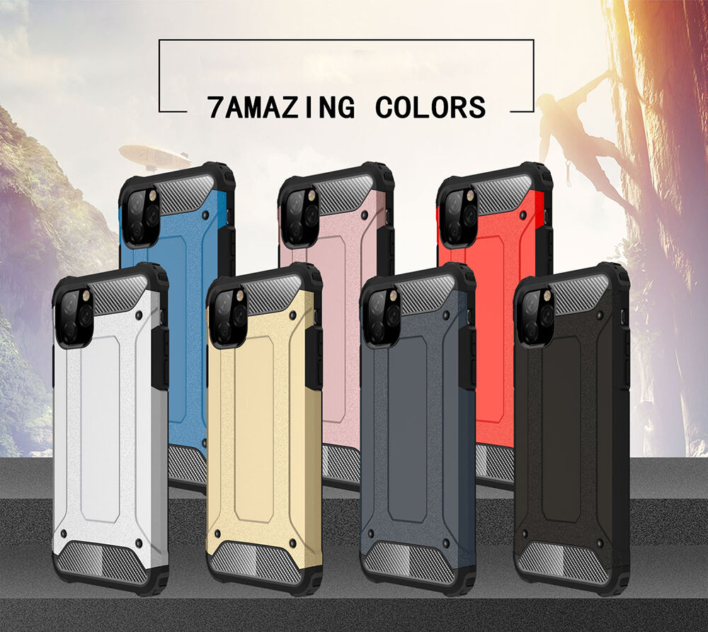 Odporen Armor pokrov iPhone 11 Pro Max - mornarsko modra