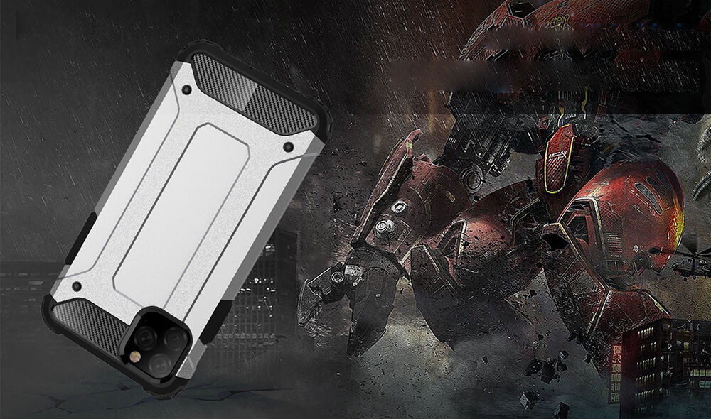Odporen Armor pokrov iPhone 11 Pro Max - mornarsko modra