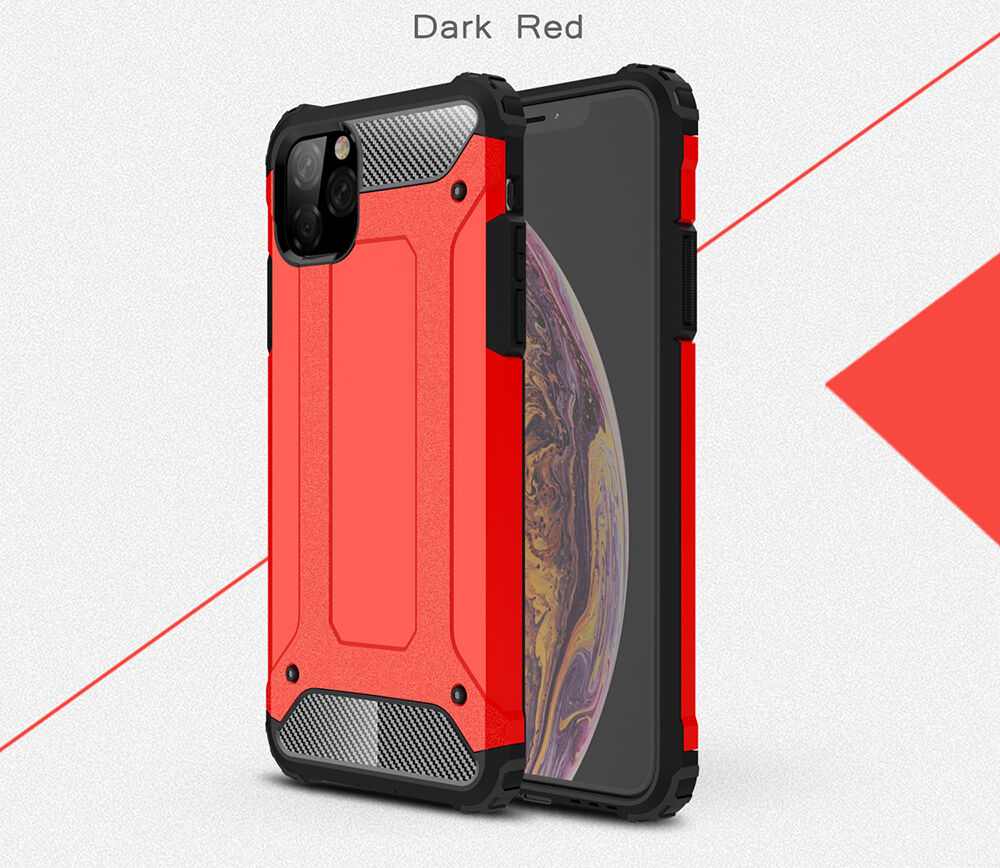 Odporen Armor pokrov iPhone 11 Pro Max - mornarsko modra