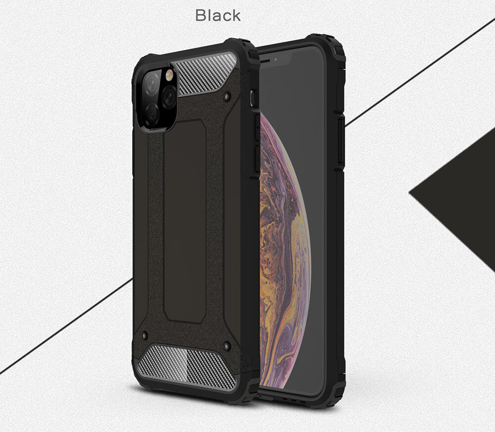 Odporen Armor pokrov iPhone 11 Pro Max - mornarsko modra