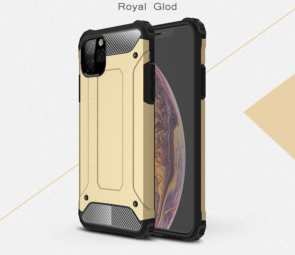 Odporen Armor pokrov iPhone 11 Pro Max - mornarsko modra