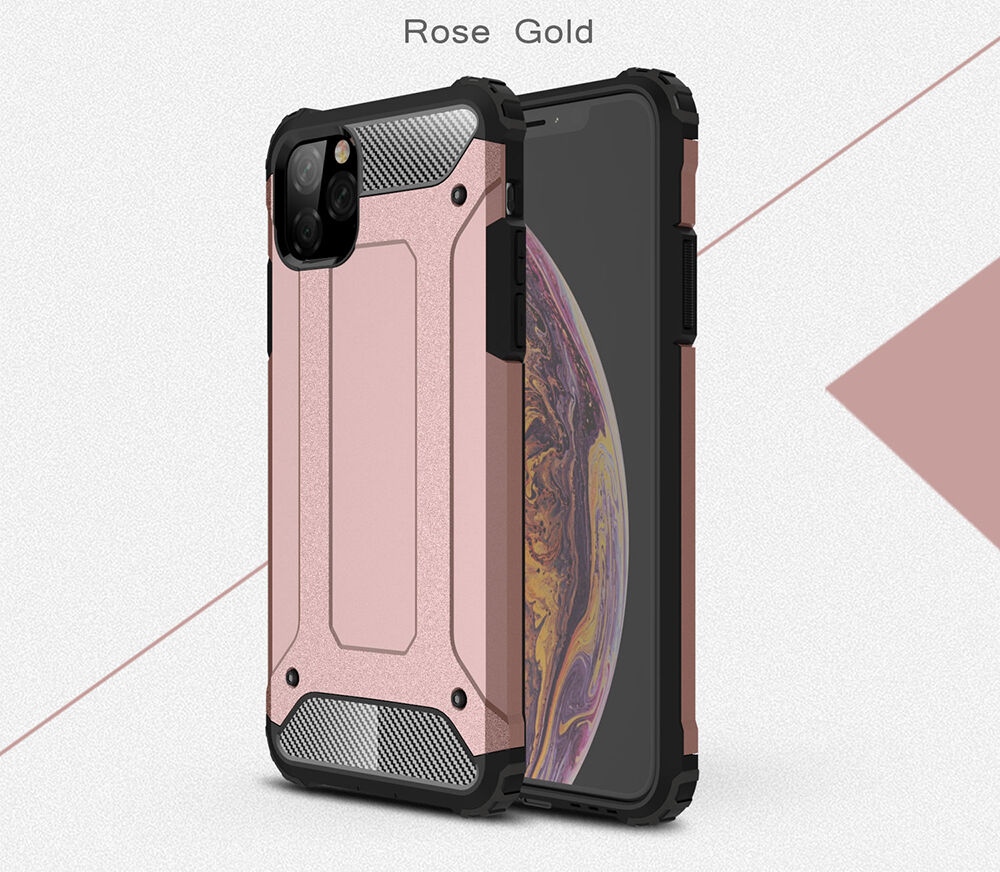 Odporen Armor pokrov iPhone 11 Pro Max - mornarsko modra