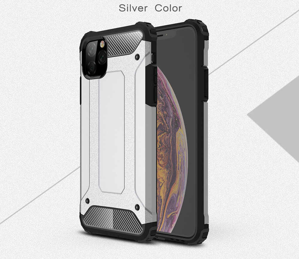 Odporen Armor pokrov iPhone 11 Pro Max - mornarsko modra