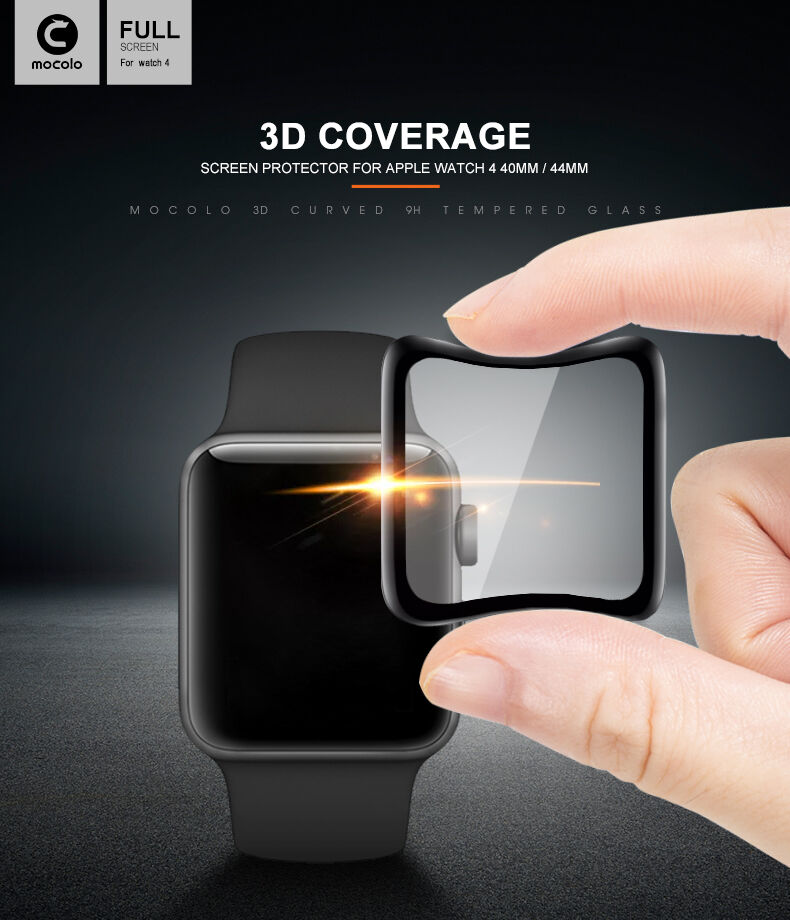 MOCOLO 3D kaljeno steklo z mehkim robom za Apple Watch 40mm