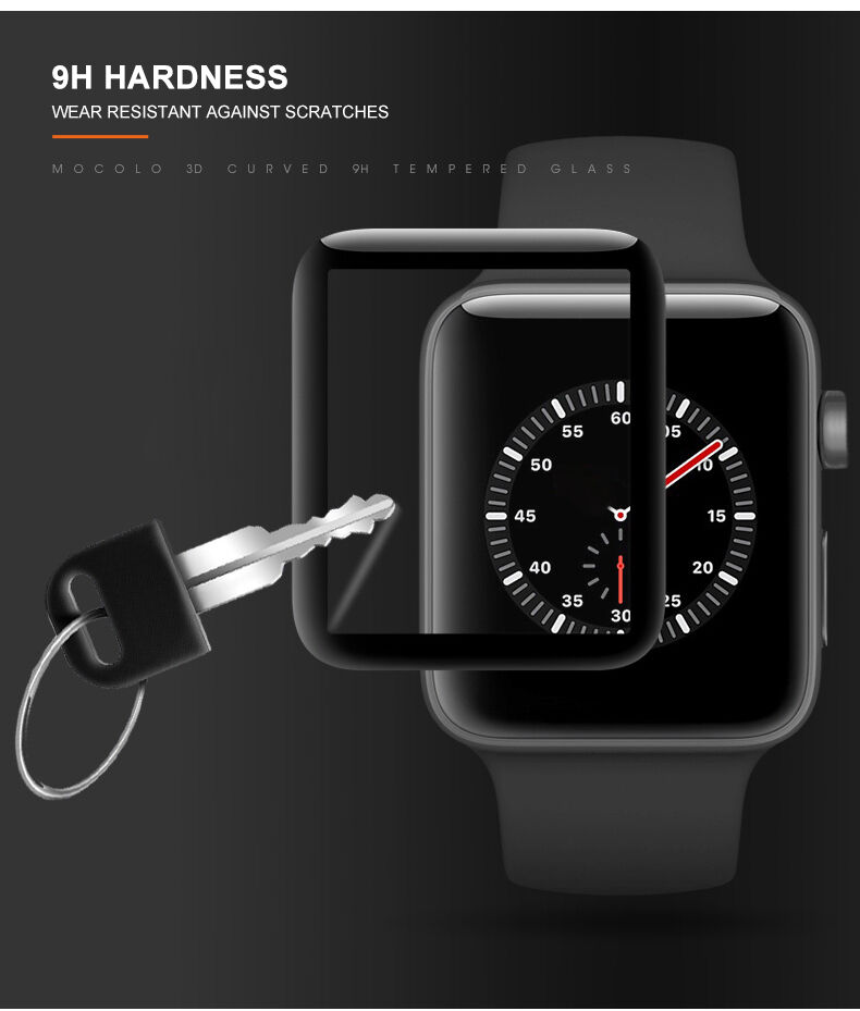 MOCOLO 3D kaljeno steklo z mehkim robom za Apple Watch 40mm