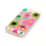 Ovitek za iPhone 5 / 5S / SE (2016) - zasnova - sove in srca