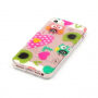 Ovitek za iPhone 5 / 5S / SE (2016) - zasnova - sove in srca