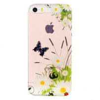 Ovitek za iPhone 5 / 5S / SE (2016) - zasnova - krizantema