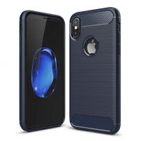 Vzdržen pokrov iPhone X / XS - modro