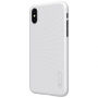 NILLKIN nazaj kritje zaščito zaslona Apple iPhone XS - bela