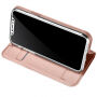 Kovček DUX DUCIS s predali za stojala in dokumente za Apple iPhone XS - rose gold