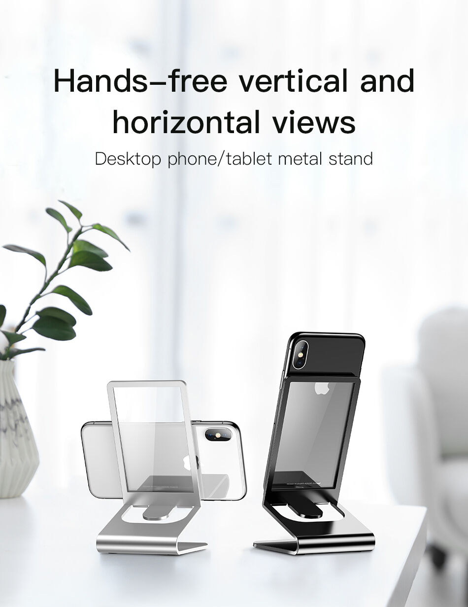 BASEUS elegantno stojalo za iPhone - črna