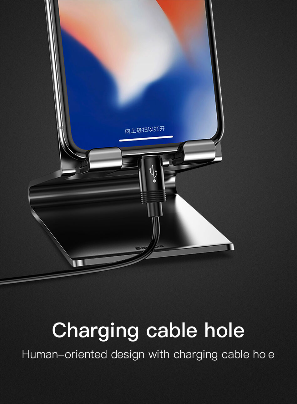 BASEUS elegantno stojalo za iPhone - črna