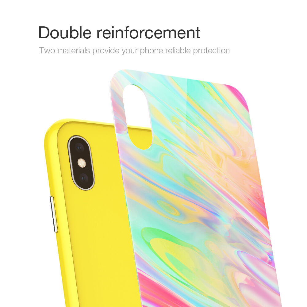 NILLKIN ovitek za Ombre za iPhone XS Max - rumena
