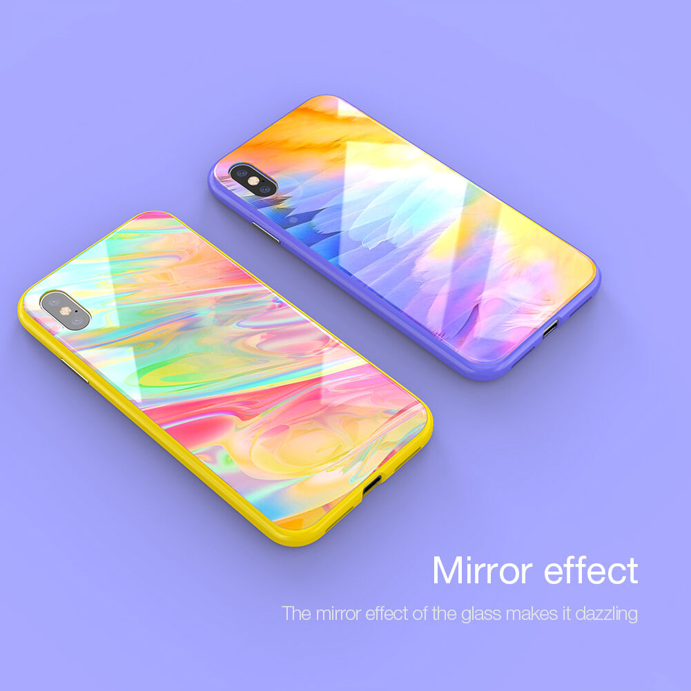 NILLKIN ovitek za Ombre za iPhone XS Max - vijolična