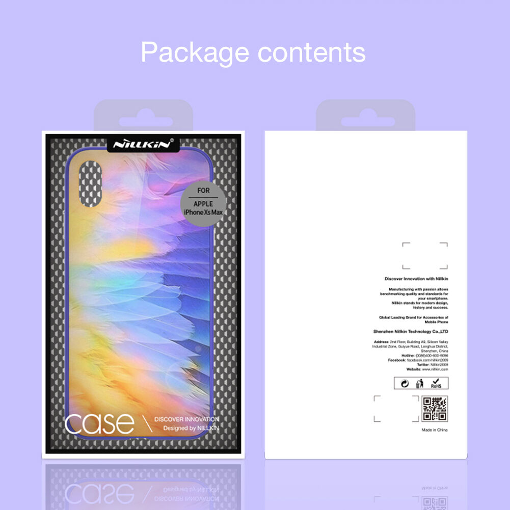 NILLKIN ovitek za Ombre za iPhone XS Max - vijolična
