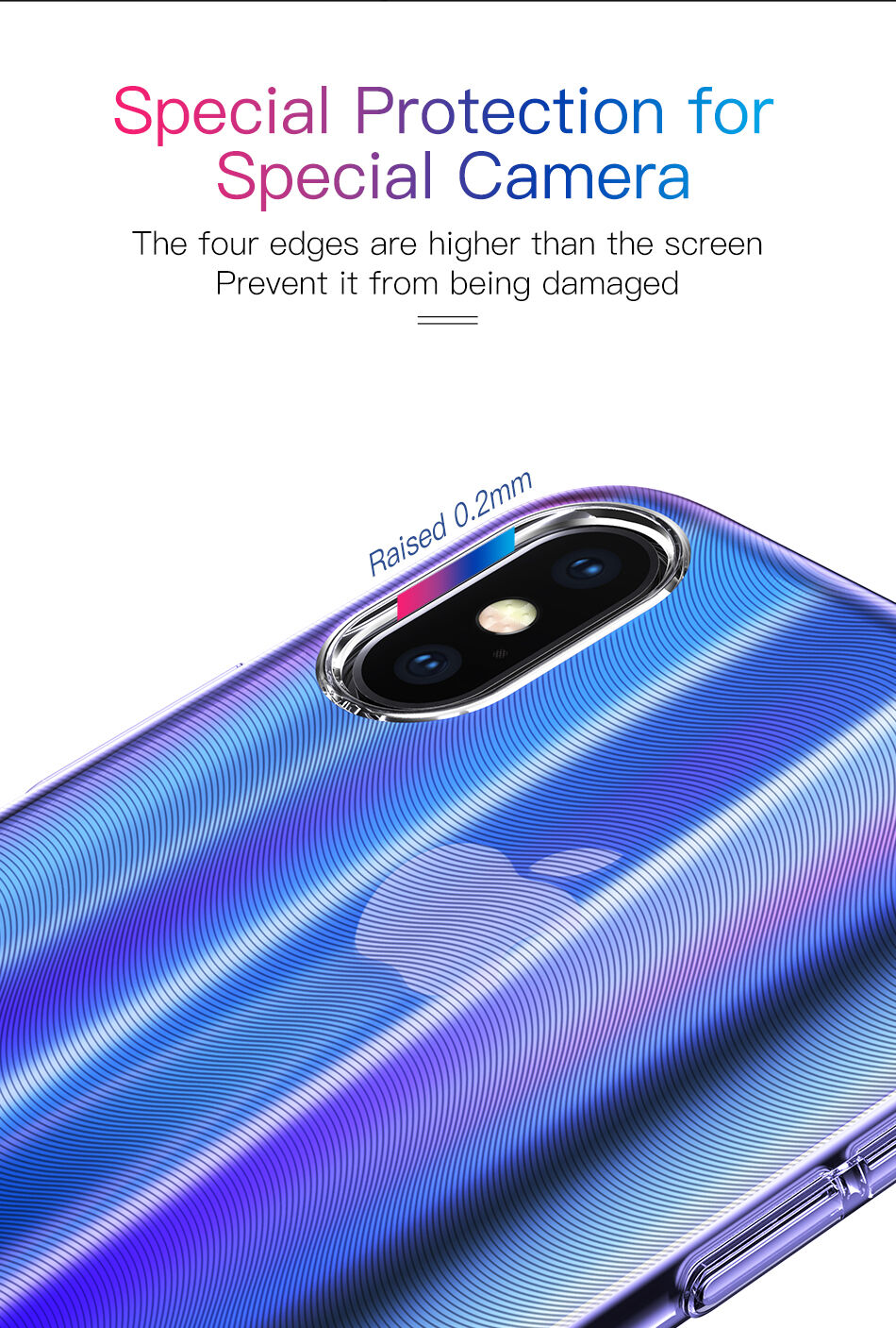 Pokrivalo BASEUS Aurora za iPhone XS - črna