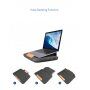 Večnamenska torbica s stojalom iPad Pro 12,9" / MacBook do 14" - črna
