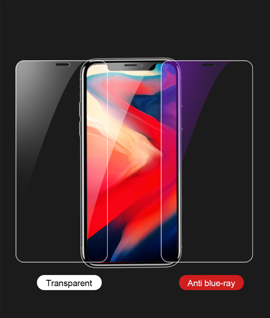 BASEUS Kaljeno steklo proti modri svetlobi za iPhone XR
