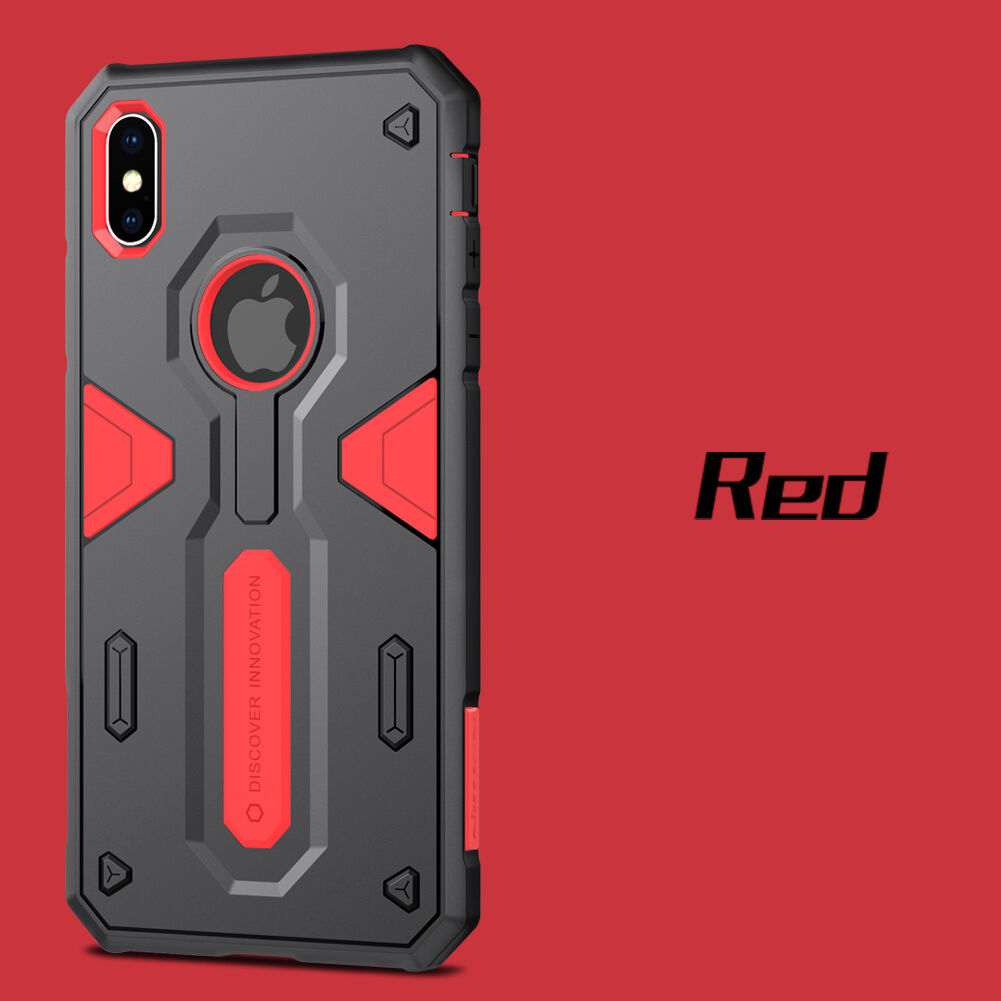 NILLKIN Defender II vzdržljiv pokrov iPhone XS Max - črna