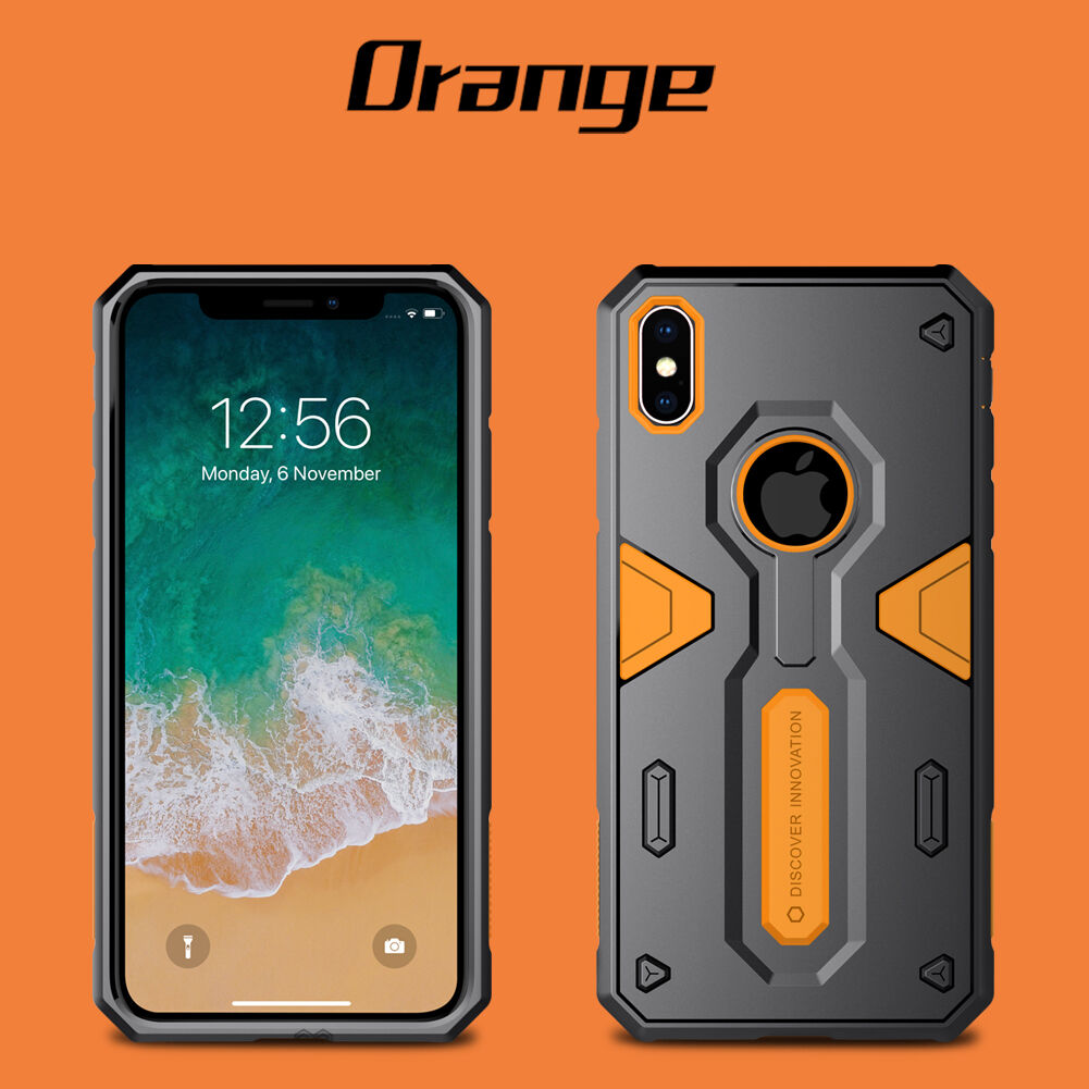 NILLKIN Defender II vzdržljiv pokrov iPhone XS Max - črna