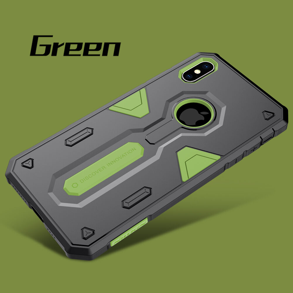 NILLKIN Defender II vzdržljiv pokrov iPhone XS Max - črna