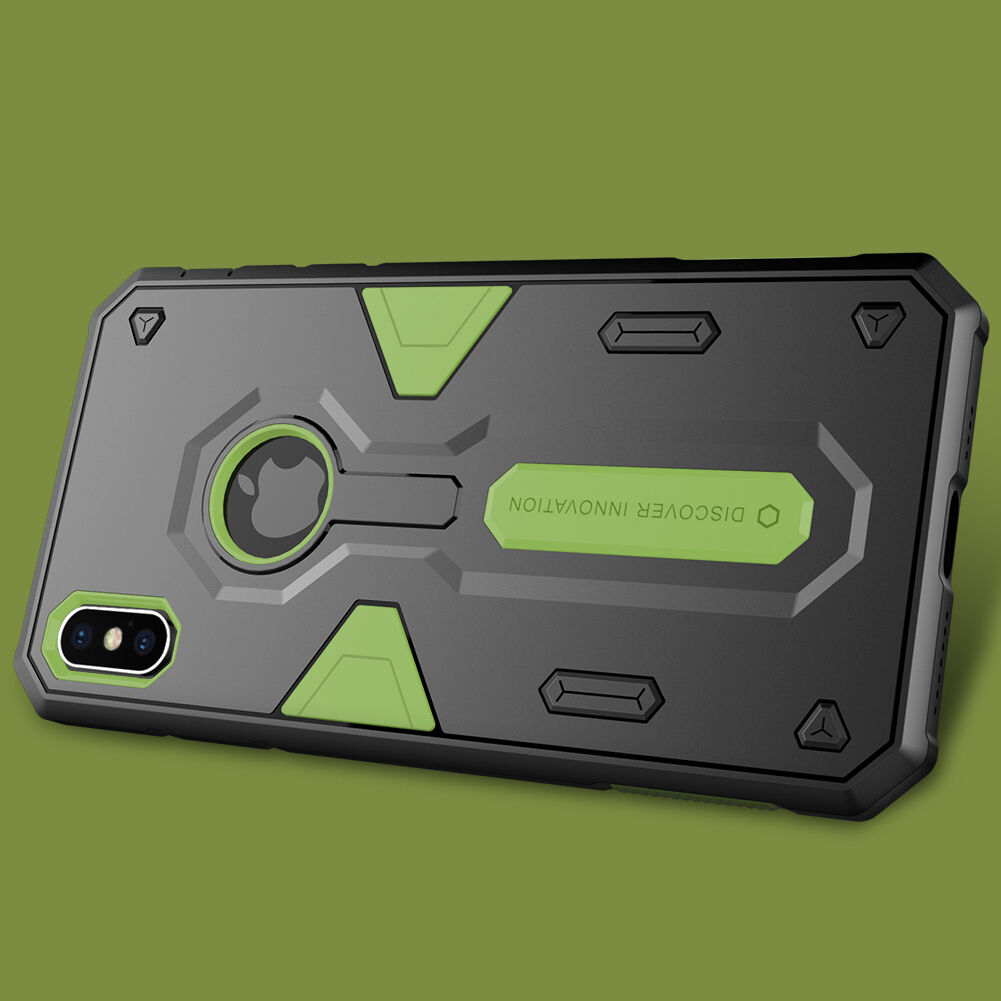 NILLKIN Defender II vzdržljiv pokrov iPhone XS Max - zelena