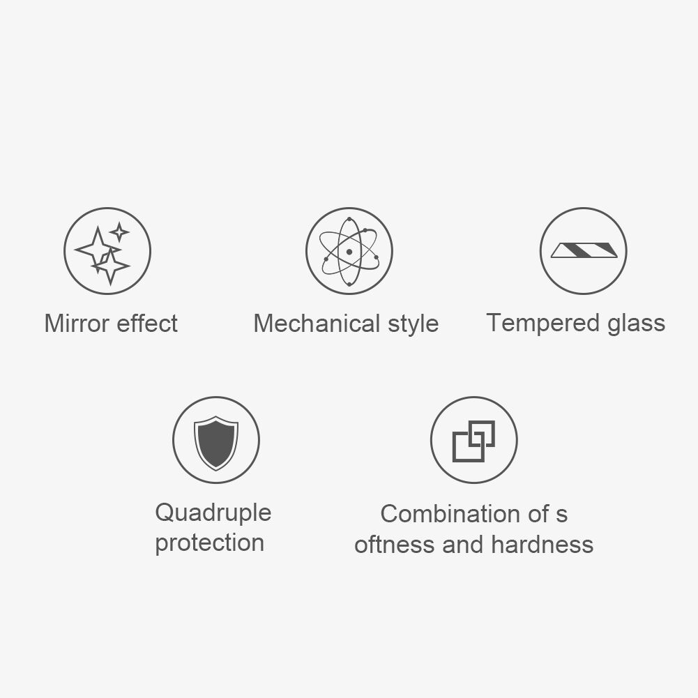 NILLKIN Spacetime ovitek s steklenim hrbtom za iPhone XR