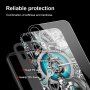 NILLKIN Spacetime ovitek s steklenim hrbtom za iPhone XR