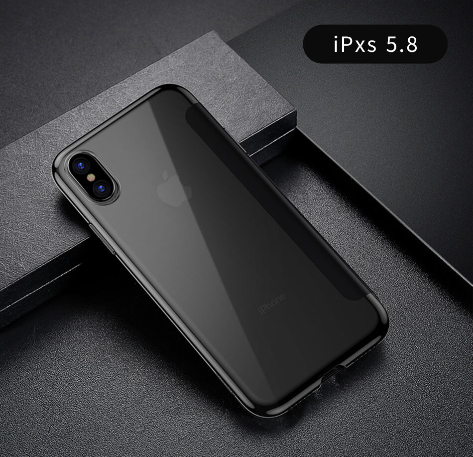 Torba BASEUS za flip za iPhone XS - črna